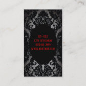 ラグジュアリーヴィンテージシャンデリアブティックビジネスカード 名刺 (裏面)