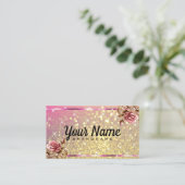 ラグジュアリーヴィンテージバラグリッタールミナンススターシック 名刺 (スタンド正面)