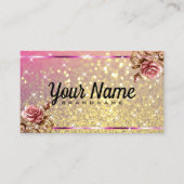 ラグジュアリーヴィンテージバラグリッタールミナンススターシック 名刺 (正面)