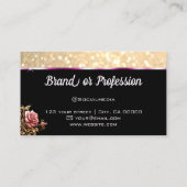 ラグジュアリーヴィンテージバラグリッタールミナンススターシック 名刺 (裏面)