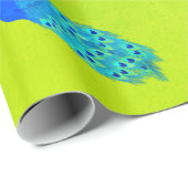 ラグジュアリーヴィンテージピーコックプリント ラッピングペーパー (ロールコーナー)