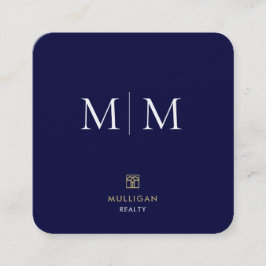 ラグジュアリー不動産仲介業者スクエアビジネスカード スクエア名刺