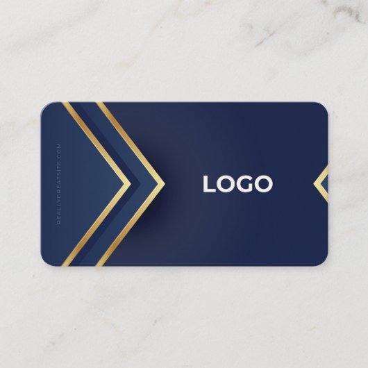 ラグジュアリー両面 名刺 (正面)