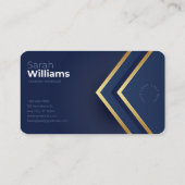 ラグジュアリー両面 名刺 (裏面)