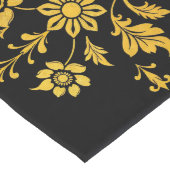 ラグジュアリー人気があるエレガントフローラコレクション ロングテーブルランナー (コーナー)