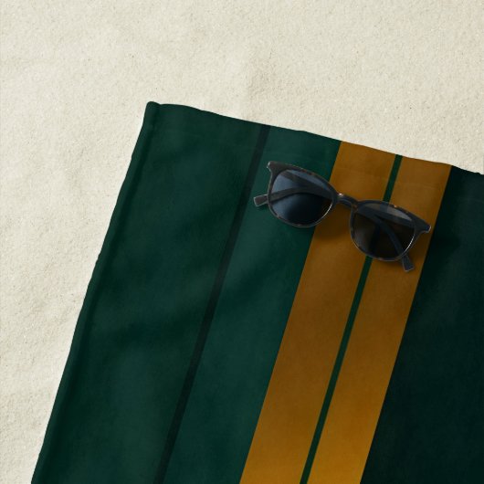 ラグジュアリー人気があるグリーン金ゴールドリネンテクスチャコレクション ビーチタオル (インサイチュ)