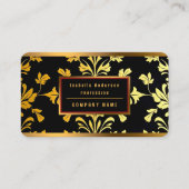 ラグジュアリー人気があるフローラエレガントコレクション 名刺 (正面)