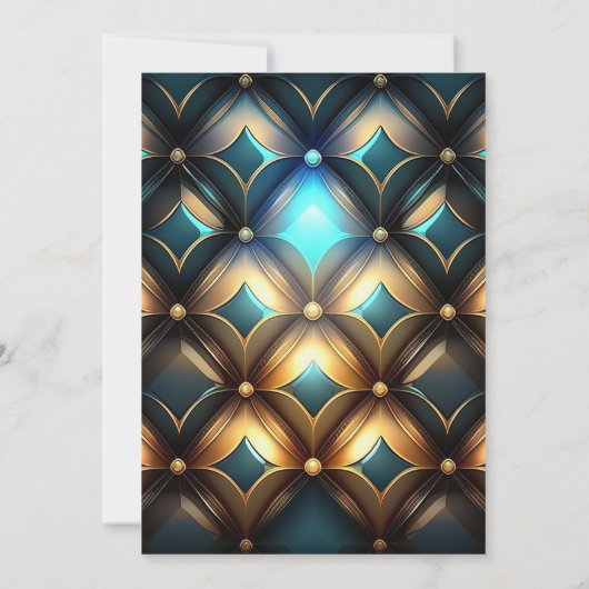 ラグジュアリー企業のカンパニービジネス年次ディナー 招待状 (裏面)