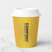 ラグジュアリー企業のネーム&スローガン | カスタムブランド 紙コップ (裏面)