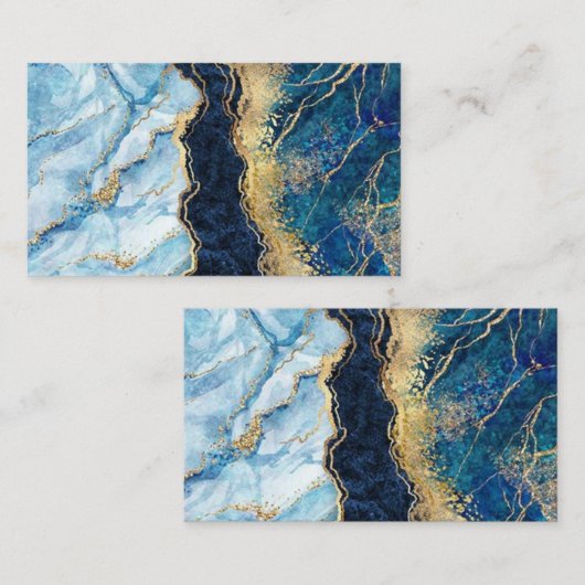 ラグジュアリー名刺 名刺 (正面/裏面)