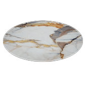 ラグジュアリー大理石:黄金のテクスチイタリアンャ カッティングボード (角)