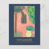 ラグジュアリー実在エスティエージェント不動産仲介業者プロパティマネージャ ポストカード (正面)