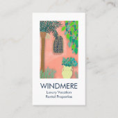 ラグジュアリー実在エスティエージェント不動産仲介業者プロパティマネージャ 名刺 (正面)