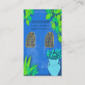 ラグジュアリー実在エスティエージェント不動産仲介業者プロパティマネージャ 名刺 (正面)