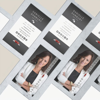 ラグジュアリー実在エステートエージェントフォトデザイン 名刺