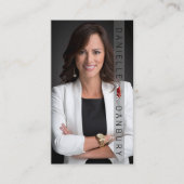 ラグジュアリー実在エステートエージェントフォトデザイン 名刺 (正面)