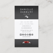 ラグジュアリー実在エステートエージェントフォトデザイン 名刺 (裏面)