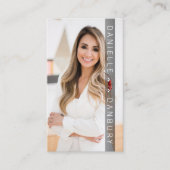 ラグジュアリー実在エステートエージェントフォトデザイン 名刺 (正面)