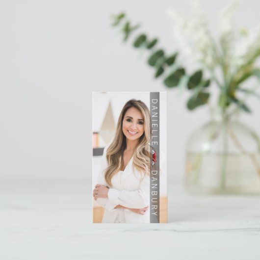 ラグジュアリー実在エステートエージェントフォトデザイン 名刺 (スタンド正面)