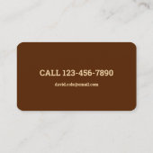 ラグジュアリー実在エステートエージェント不動産仲介業者 名刺 (裏面)