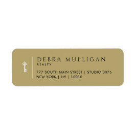 ラグジュアリー実在エステートエージェント差出人住所ラベル ラベル