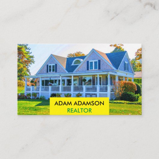 ラグジュアリー実在エステートエージェント(Create QR)不動産仲介業者 名刺 (正面)