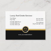 ラグジュアリー実在エステート名刺 名刺 (正面)