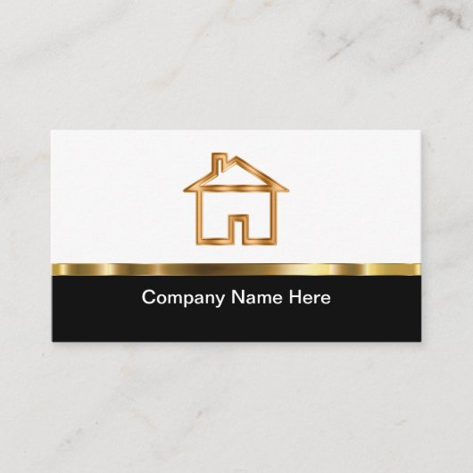 ラグジュアリー実在エステート名刺 名刺 (正面)
