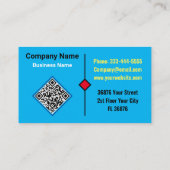 ラグジュアリー実在エステート（QRコード）ハ最高のウス不動産仲介業者 名刺 (裏面)