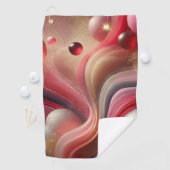 ラグジュアリー抽象芸術アートゴルフタオル ゴルフタオル (インサイチュ)