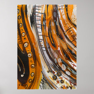 ラグジュアリー抽象芸術パターナートラグジュアリー抽象芸術アート ポスター