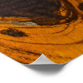 ラグジュアリー抽象芸術パターナートラグジュアリー抽象芸術アート ポスター (角)