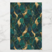 ラグジュアリー抽象芸術ミニワインボトルラベ ワインラベル (シングルラベル)