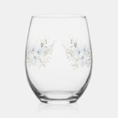 ラグジュアリー春ワイルドフラワーバードバラガーデンシームレス ステムなしワイングラス (右)