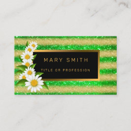 ラグジュアリー最高のグ人気があるリー金ゴールドグリッター 名刺