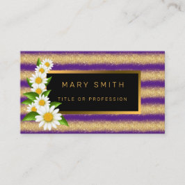 ラグジュアリー最高のパープ人気があるル金ゴールドグリッター 名刺