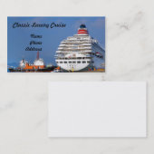 ラグジュアリー海クルーズライナー 名刺 (正面/裏面)