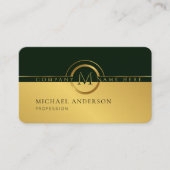 ラグジュアリー王室のゴールデンラウンド抽象芸術プロフェッショナル部 名刺 (正面)