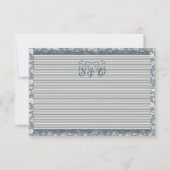 ラグジュアリー王室のヴィンテージリハーサルディナーカード 招待状 (裏面)