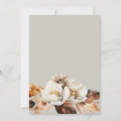 ラグジュアリー秋フローラ60thバースデーパーティー 招待状 (裏面)