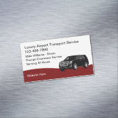 ラグジュアリー空港送迎タクシー マグネット名刺 (インサイチュ)