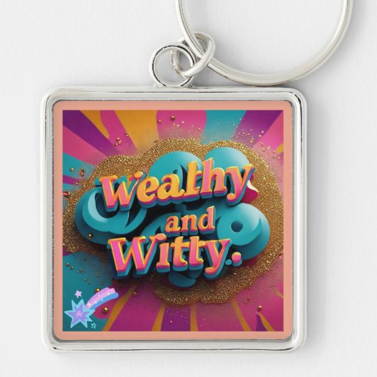 「ラグジュアリー笑いクラブ」 キーホルダー (正面)