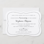 ラグジュアリー紙キンセアニラサウスウェスタン招待状 招待状 (裏面)