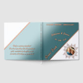 ラグジュアリー結婚ゴールデンズアニバーサリーゲストブック ゲストブック (全面)