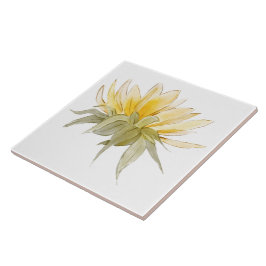 ラグジュアリー結婚サンフラワーズラージホワイト タイル