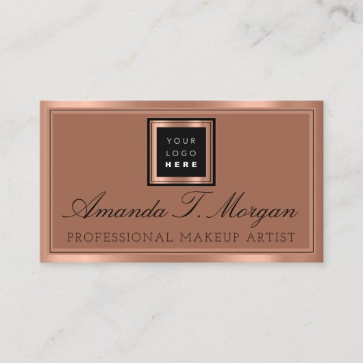 ラグジュアリー結婚サービスのイベント生産銅 名刺 (正面)