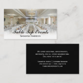 ラグジュアリー結婚ズイベント | ケータリング宴会 名刺 (正面/裏面)