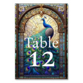 ラグジュアリー結婚ズ:ピーコックのテーブル番号 テーブルナンバー (裏面)