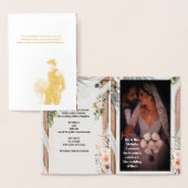 ラグジュアリー結婚式招待状カーエレガントド – ブライド&ブランド 箔カード (ディスプレー)