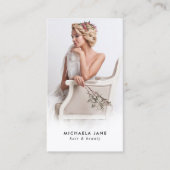 ラグジュアリー美しい&美容師ブランディング 名刺 (正面)